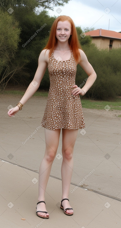 South african young adult female with  ginger hair