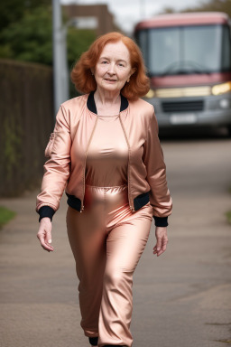 Elderly female with  ginger hair