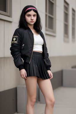 Romanian teenager girl with  black hair