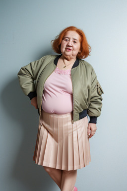 Algerian elderly female with  ginger hair