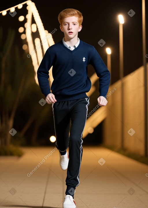 Israeli teenager boy with  ginger hair