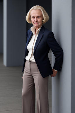 New zealand elderly female with  blonde hair