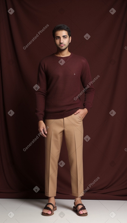 Jordanian adult male with  brown hair