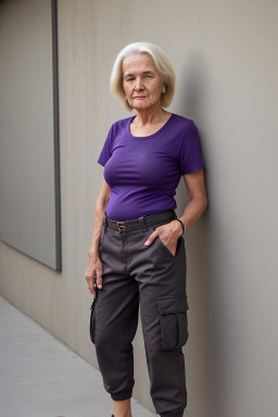 Elderly female with  blonde hair