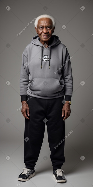 Nigerian elderly male with  black hair