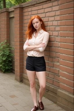 German adult female with  ginger hair