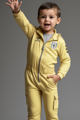 Uruguayan infant boy with  gray hair