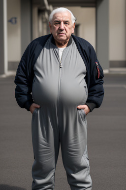 Italian elderly male with  gray hair