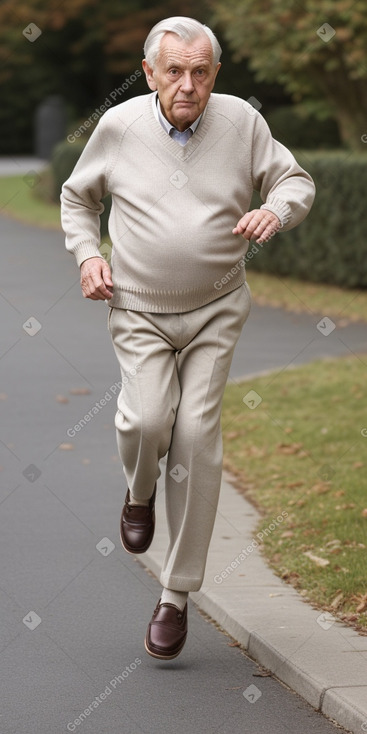 Danish elderly male with  gray hair