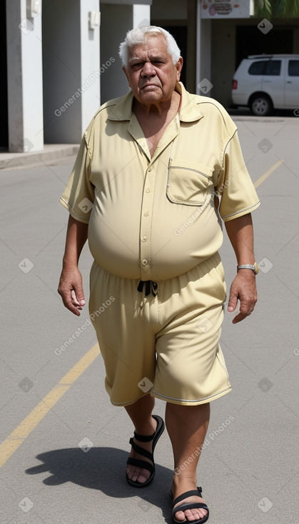 Venezuelan elderly male with  blonde hair