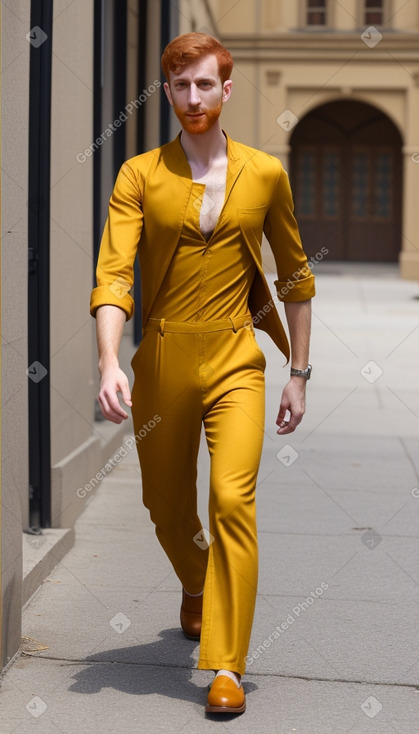 Armenian adult male with  ginger hair