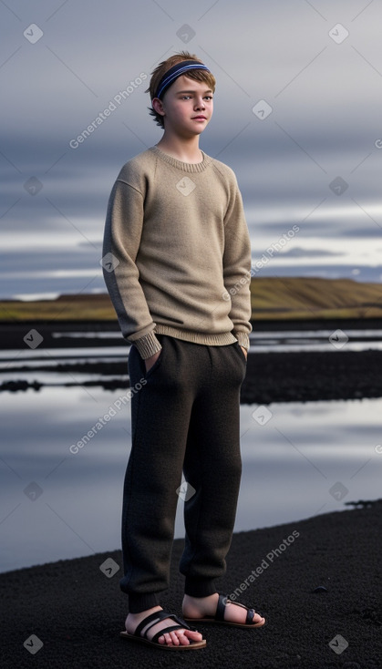 Icelandic teenager boy 