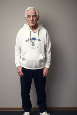 Irish elderly male with  white hair