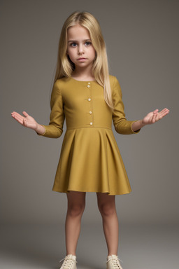 Child female with  blonde hair