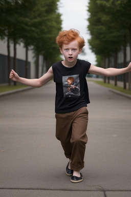 Child boy with  ginger hair