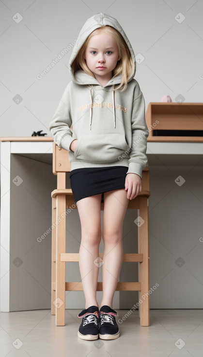 Child female with  blonde hair