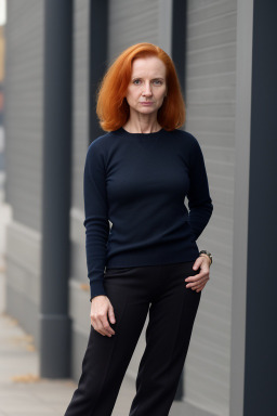 Hungarian 45 years female with  ginger hair