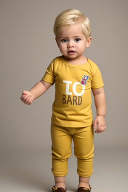 Panamanian infant boy with  blonde hair