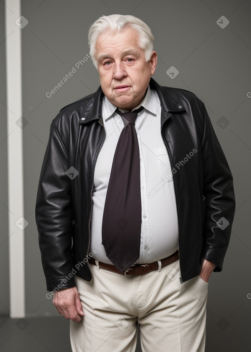 Irish elderly male with  white hair