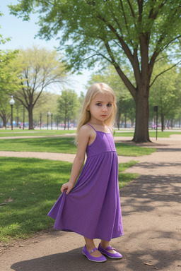 Bulgarian infant girl with  blonde hair