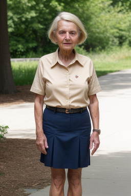 Elderly female with  blonde hair