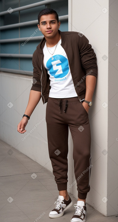 Honduran young adult male with  brown hair