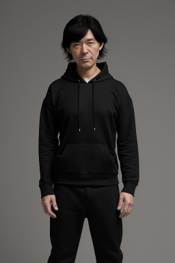 Japanese 45 years male with  black hair