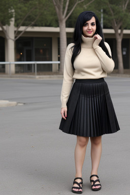 Lebanese adult female with  black hair