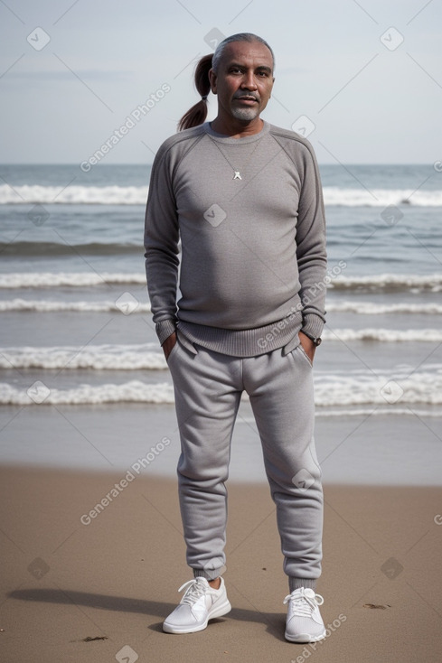 Malian middle-aged male with  gray hair