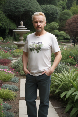 Polish middle-aged male with  blonde hair