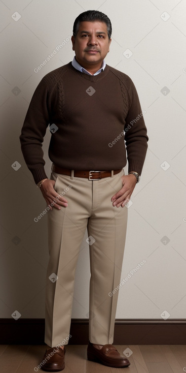 Honduran middle-aged male with  brown hair