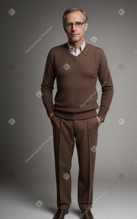 Swiss 45 years male with  brown hair