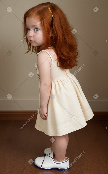 Ecuadorian infant girl with  ginger hair