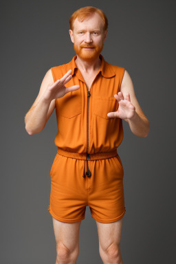 Belarusian middle-aged male with  ginger hair