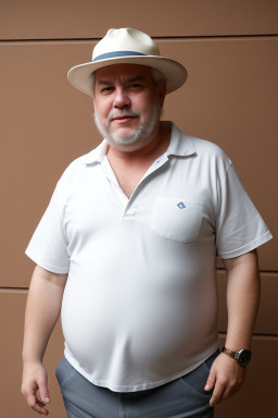 Argentine middle-aged male with  white hair