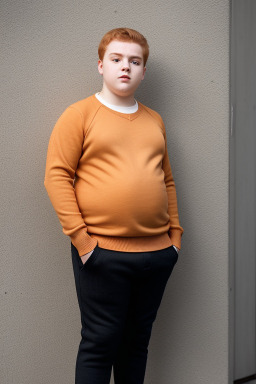 Greek teenager boy with  ginger hair