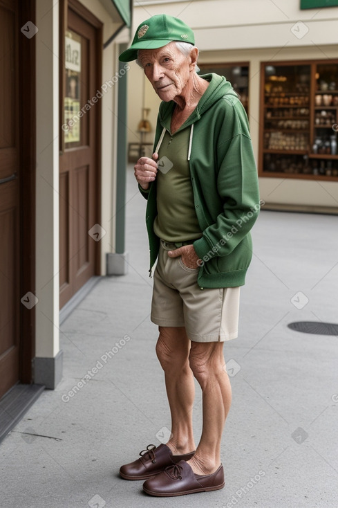 Austrian elderly male with  brown hair