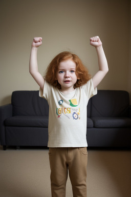 Brazilian infant boy with  ginger hair