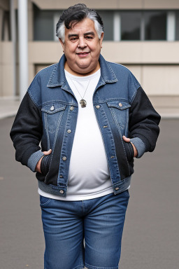 Portuguese elderly male with  black hair