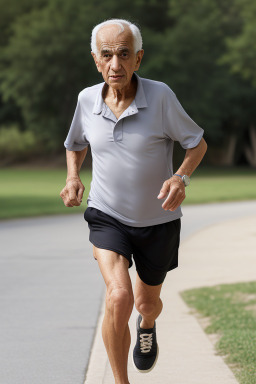 Arab elderly male with  blonde hair