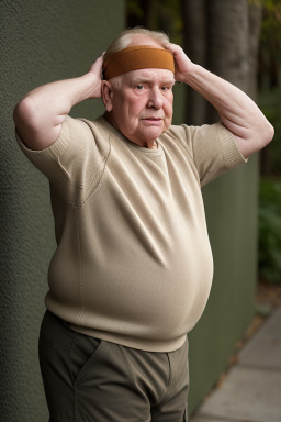 Puerto rican elderly male with  ginger hair