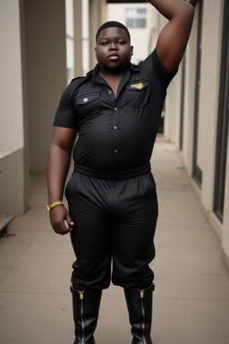 Togolese teenager boy with  black hair