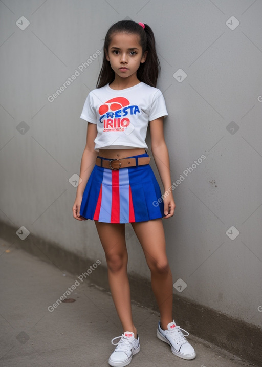 Costa rican child girl 