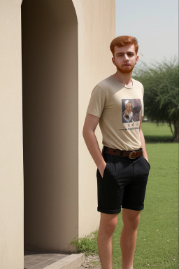 Bahraini young adult male with  ginger hair