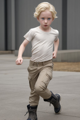 Child male with  blonde hair