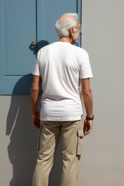 Iranian elderly male with  white hair