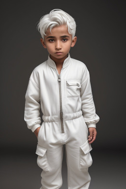 Omani child boy with  white hair