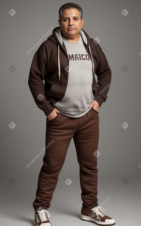 Mexican 45 years male with  brown hair