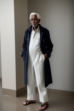 Somali elderly male with  white hair