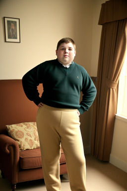 Argentine teenager boy with  brown hair